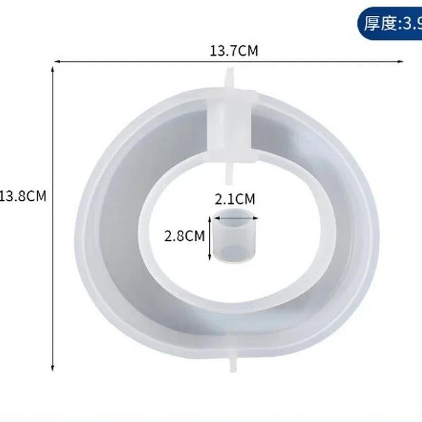 1 Stück Epoxidharz Kristallkleber Form Oval Quadrat Hydrokultur Reagenzglas Blumen Anzucht Tischvase Silikonform Epoxidharz Formen