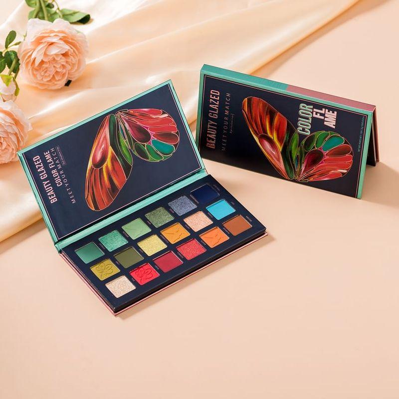 BEAUTY GLAZED - Color Flame Butterfly Eyeshadow Palette (18 Colours)