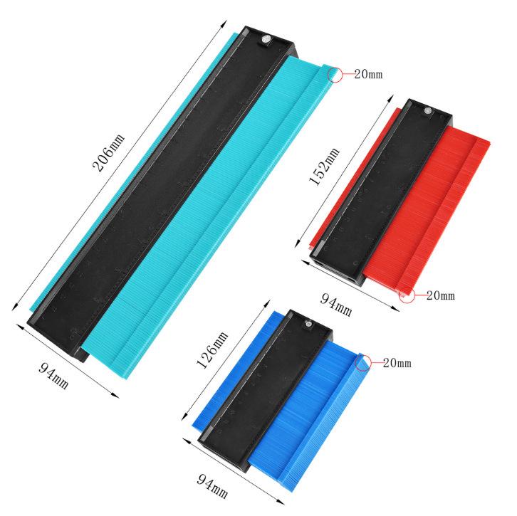 Multifunctional Contour Gauge: Woodworking Tool and Irregular Arc Ruler