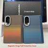 Kailaf Carbon Fiber Pattern Shell for Samsung Galaxy Z Fold 8 Wide Magnetic Hinge Full Protective Cover