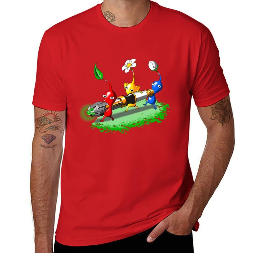 Pikmin Who TShirt Sports Fans Quick Drying Mens T Shirts Casual Stylish
