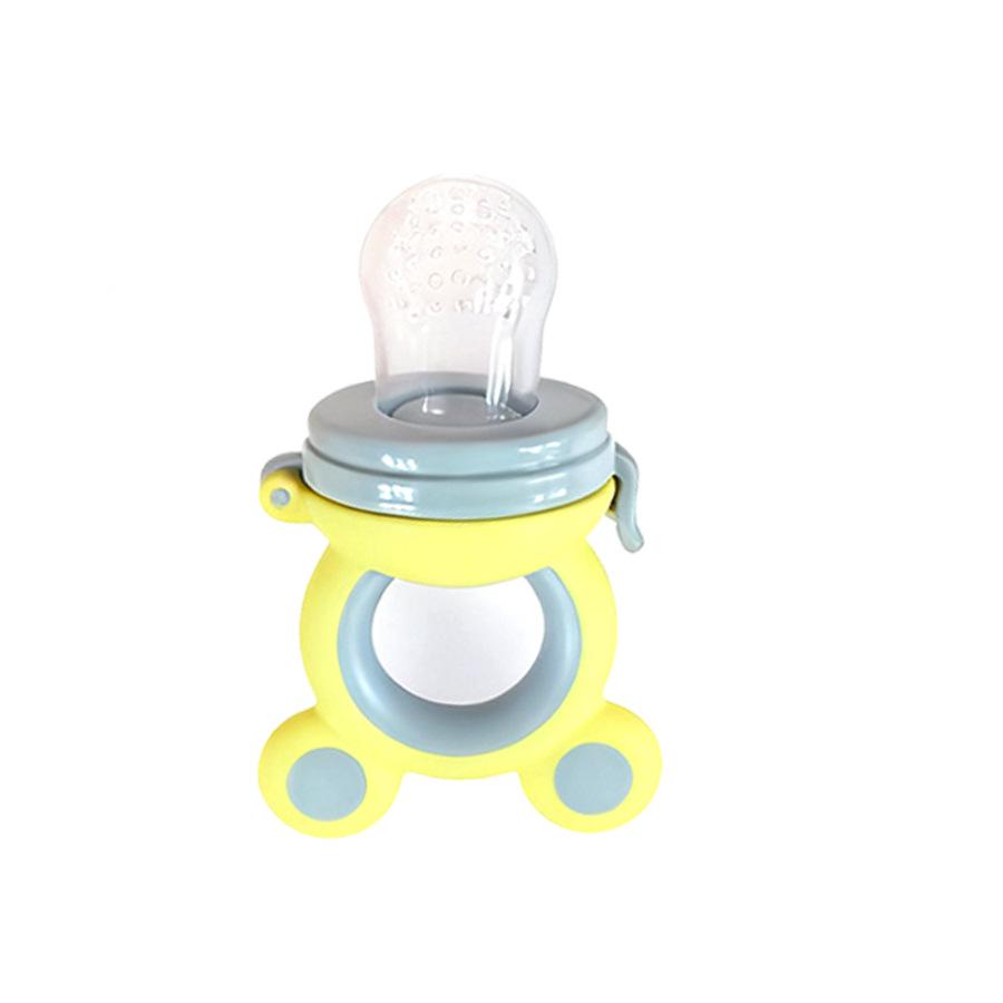 Silicone Baby Teether Fruit & Vegetable Mesh Feeder Set