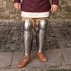 Roman Gladiator Greaves Medieval Steel Leg Armor for LARP, Reenactment Cosplay, Handcrafted Shin Guards Gift