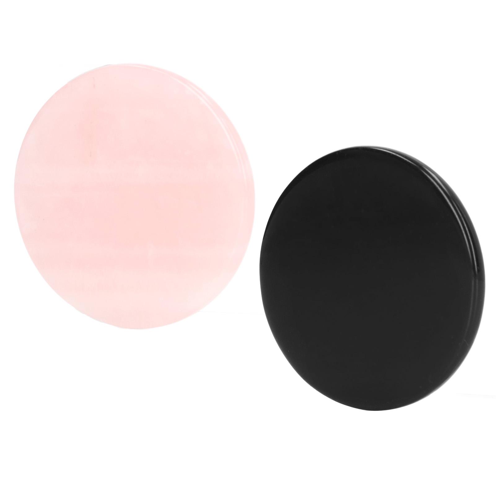 

2 шт. доска для скребка натуральный камень круглый дизайн гуаша камень скребок доска для лица глаз шеи