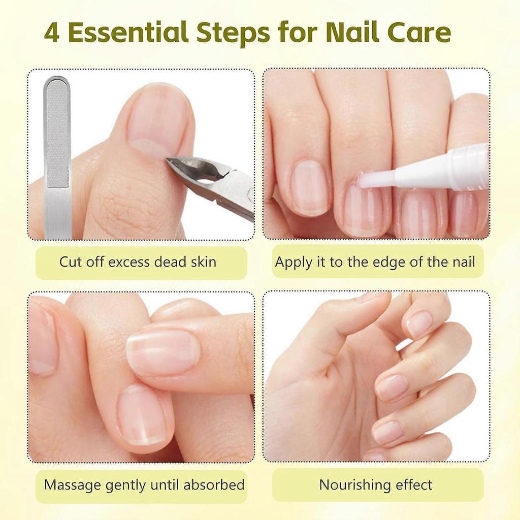 Natural Nail Growth Oil Pen, Nail Strengthener & Rejuvenation Treatment, Promotes Healthy Nail Growth, Prevents Breakage, Portable Nail Care Pencil