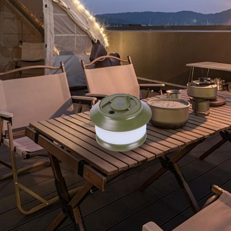 Camping String Lights Rechargeable Retractable String Lights Outdoor Waterproof Multi-functional Camping Gear Portable Tent Lamp