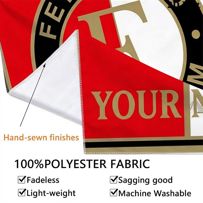 Custom Name feyenoord Wall Tapestry Aesthetic Wall Hanging Printed Fabric Blanket Decorative Tapestries for Bedroom Living Room Home Decor