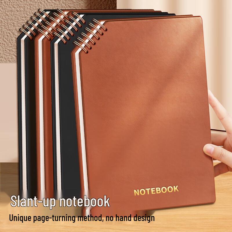 Faramon B5 Spiral Hardcover Notebook - Faux Leather Journal