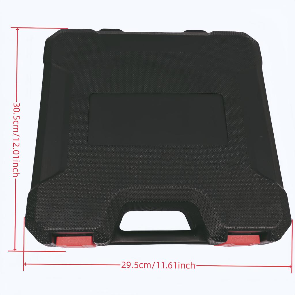 R410A R22 R134a R404A AC Manifold Meter Kit for Refrigerant, 3 Way Freon Charging Sleeve with 1.45m Hose, Coupler and Adapter