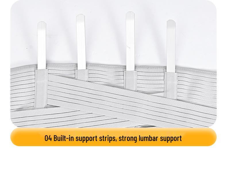 Breathable Steel Plate Lumbar Support Belt for Prolonged Sitting