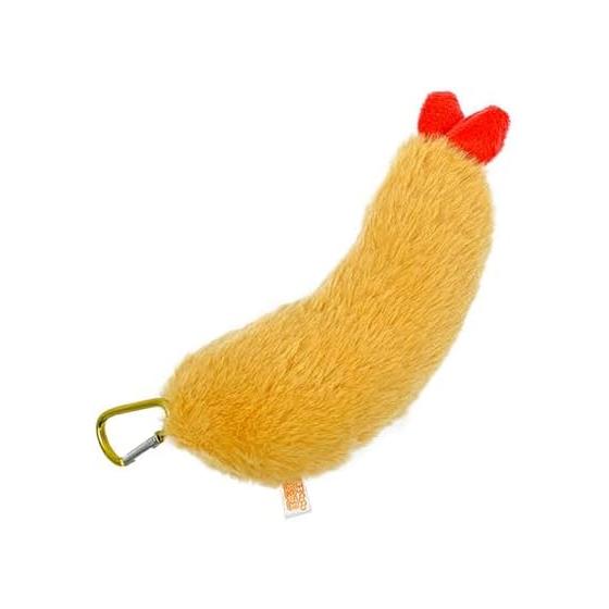 It rings and trembles! Pukyu & Buruburu Fried Shrimp Fluffy Mascot Approx. 18.5cm
