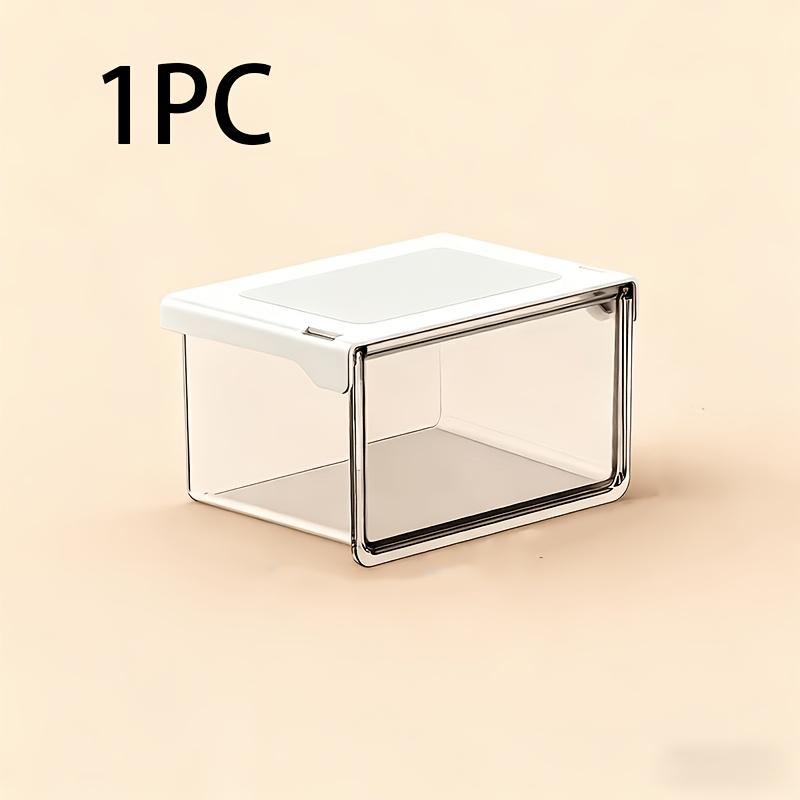 

[Acrylic Cosmetic Box] Acrylic Cosmetic Storage Box, Expandable Storage Box, Wall-Mounted Installation, Minimalist Bathroom Storage Cabinet 1pc