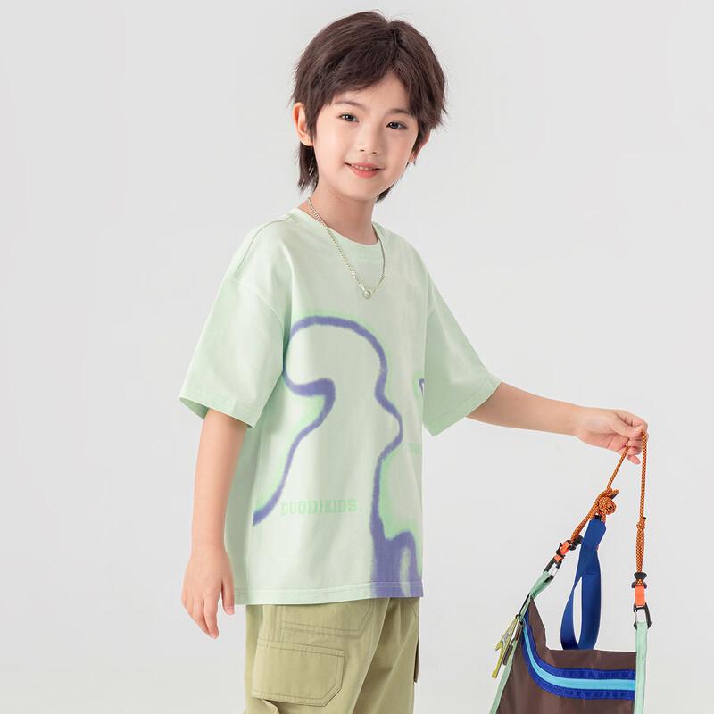 Jungen T-Shirt mit Graffiti-Print und kühlendem Gefühl