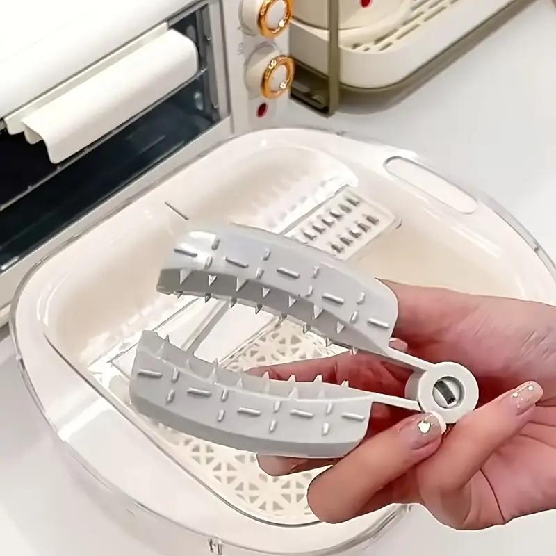 Snijbestendige Keukenhandbeschermer | Voedselveilige Plastic Clip voor het Snijden, Raspen & Hakken van Groenten | Voorkomt Vinger Snijwonden