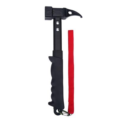 Außen Rahmung Hammer Hohe Festigkeit Kopf Gummi Griff mit Lanyard Nagel Puller Camping