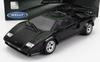 Willy Lamborghini Countach LP5000S 1988 (Black) 1/24 Scale Diecast Model Car