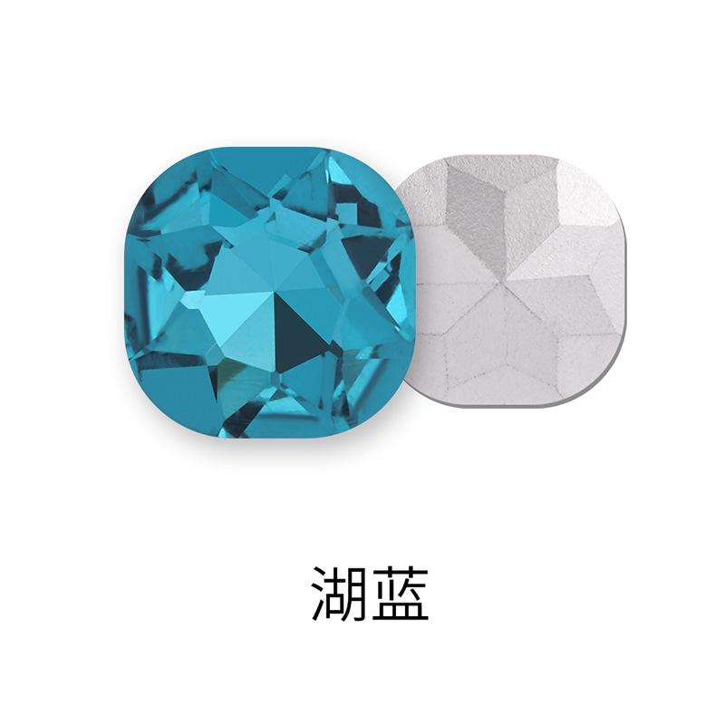 50 Stück Fette Quadratische Spitze Boden Speziell geformte Diamant Kleidung Gepäck Handyhülle Schuh Kristall Zubehör Spitze Boden Fetter Quadratischer Nagel