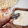 7Pcs Cute Cartoon Cat Pp Clip Acrylic Double-Sided High-Definition Pattern Paper Clip Stationery Supplies