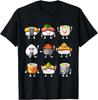Funny Kawaii Sushi Characters Graphic Tee Cute Japanese Food Lover Cotton Short Sleeve TShirt