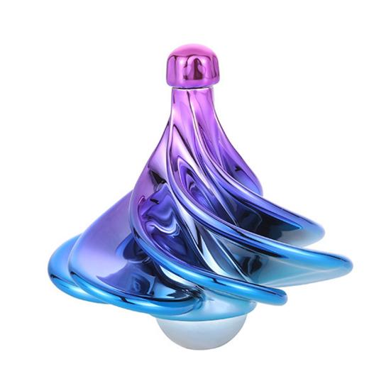 Inertial Wind-driven Spinner Gyro Toy Plastic Fingertip Stunt Gyroscope Toy for Kid