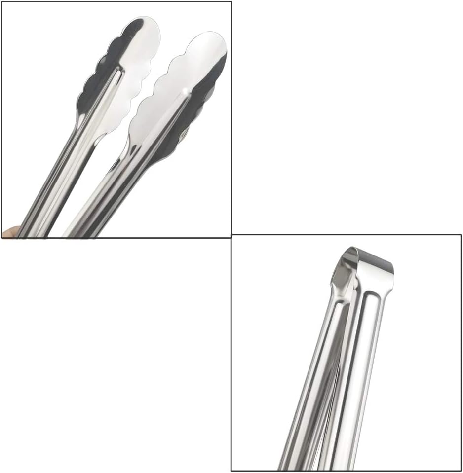 Stainless Steel Food Tongs Durable And Sturdy Easy To Handle Tongs Stainless Serving Tongs Barbecue
