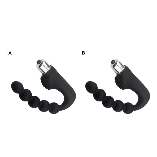 Anal Plug Massager Compact Easy to Enter Vibrator Butt Plug Sex Toy Accessories for Couples