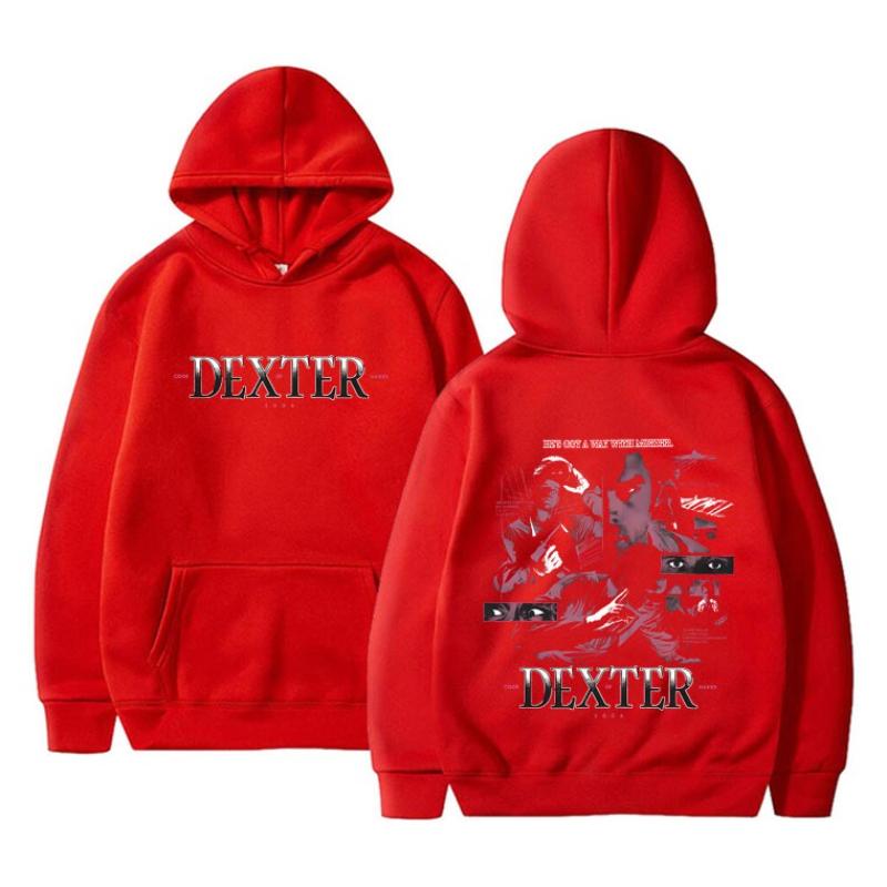 TV Play Dexter Morgan Hoodie Men Women Fashion Oversized Pullover Hoodies Male Vintage Casual Fleece Cotton Hooded Sweatshirt High Quality Tops