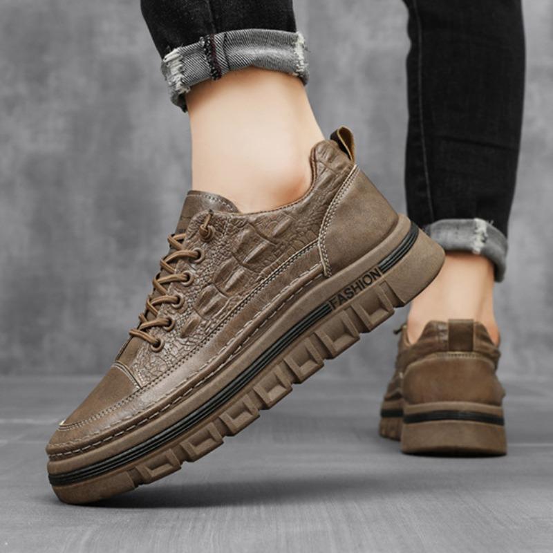 Spring Autumn Classic Men Works Shoes High Quality Comfortable Wear-resistant Sneakers Youth Trendy Board Shoe Vulcanized Shoes