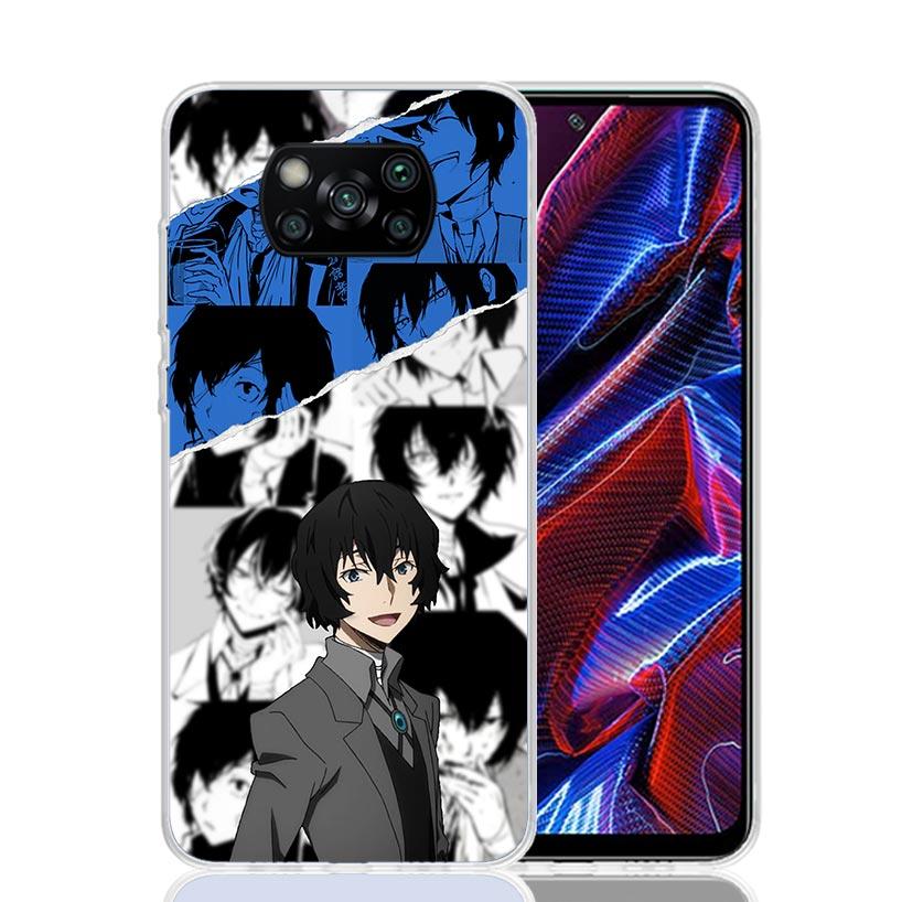 Bungo Stray Dogs Dazai Case Phone Cover for Xiaomi Redmi Note 10 9 9S 8 8T 7 5 Pro Mi 12T 11T 10T 9T 12 11 Lite A3 A2 Trend Fund