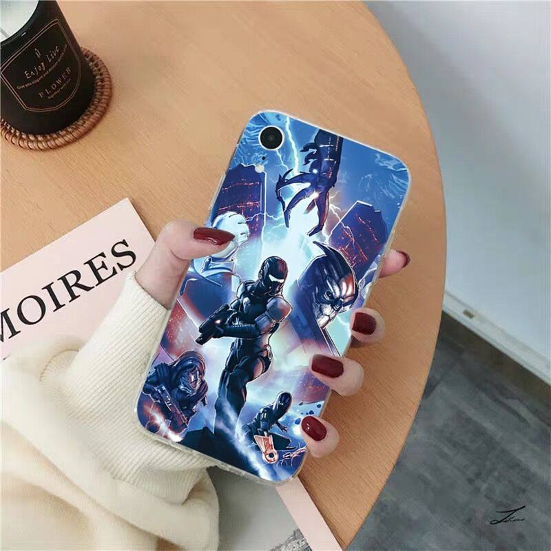 N7 Mass Effect Phone Case for iPhone 8 7 6 6S Plus X SE 2020 XR XS 14 11 12 13 Mini Pro Max Mobile Case