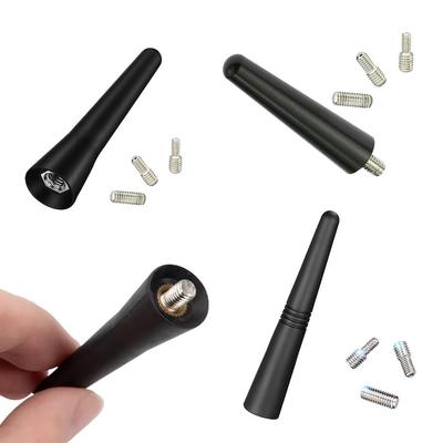 Strong Radio Roof Mount FM AM DAB Black 6.5cm Length with Antenna Screws Car Universal Mini Auto Accessories Short Vehicle R3H1