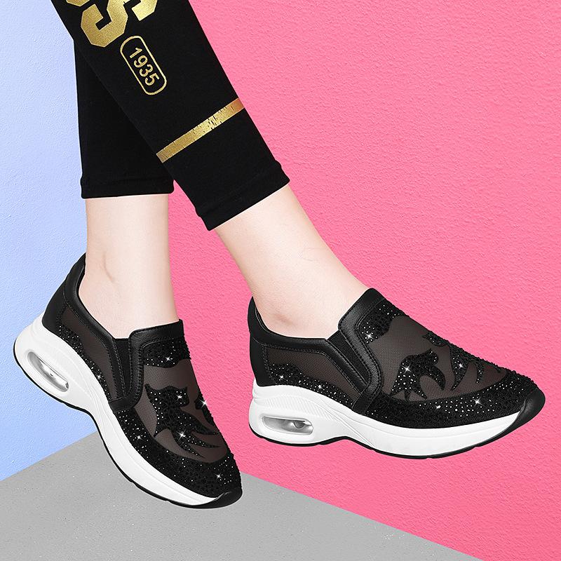 

Sports shoes mesh breathable women s white shoes women s new spring and summer versatile travel casual women s shoes 35
