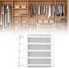 Closet Tension Shelf Expandable Nail   Cabinet Divider Storage Rack for Wardrobe Cupboard