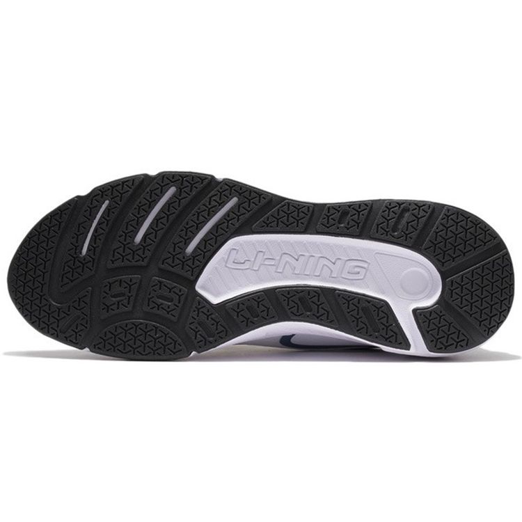 Li-Ning Reflective Water-Resistant Trendy Shock-Absorbing Durable Low-Top Casual Shoes Men Sneakers White Blue AGLR331-5
