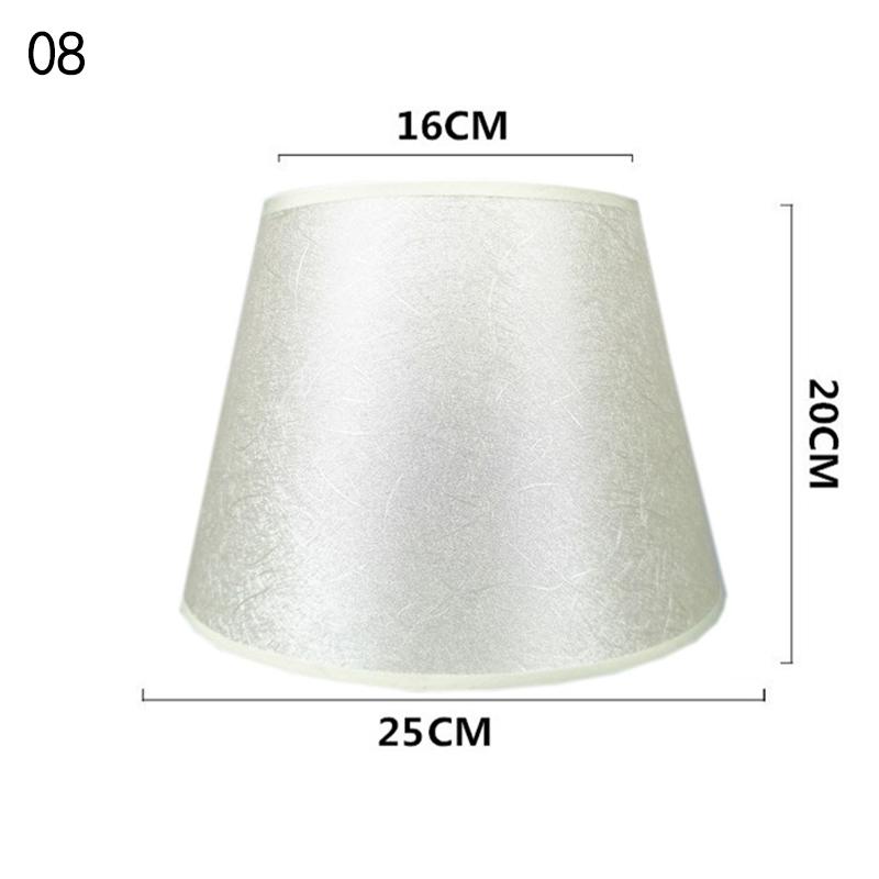 European Retro Style Table Lampshades PVC Sheepskin Fabric Floor Lamp Shade Bedroom Bedside Home Decor Wall Lamp Shell Cover