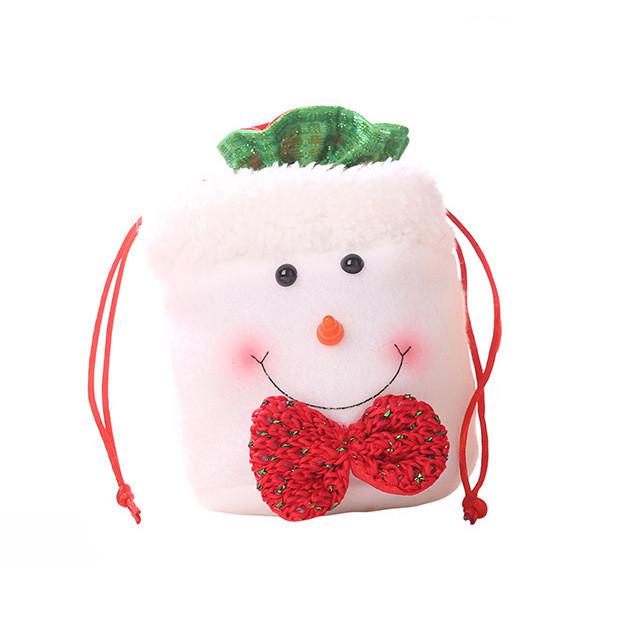 Stilvolle Weihnachts-Apfeltüten mit elegantem Kordelzugverschluss für süße Überraschungen