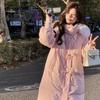 Corner Buckle Fox Big Fur Collar Down Jacket Women's 2025 Winter Fashion Sweet Warm White Duck Down Thickened Knee Jacket