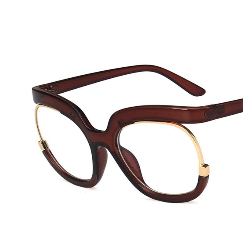 Owl Shape Colorful Frame Clear Lens Glasses Myopia Nerd Spectacles Degree 0 -0.5 -1.0 -2.0 -3.0 -4.0 To -6.0