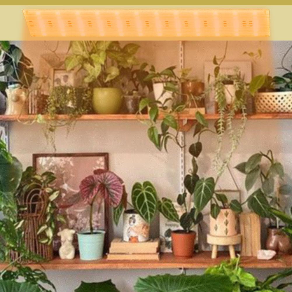 Ultra-Thin Panel Grow Lights with Timer Full Spectrum Grow Lights Dimmable Plant Growing Lamp for Indoor Plants