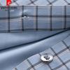 Pierre Cardin Men's Ice Silk Plaid Short-Sleeve Casual Shirt