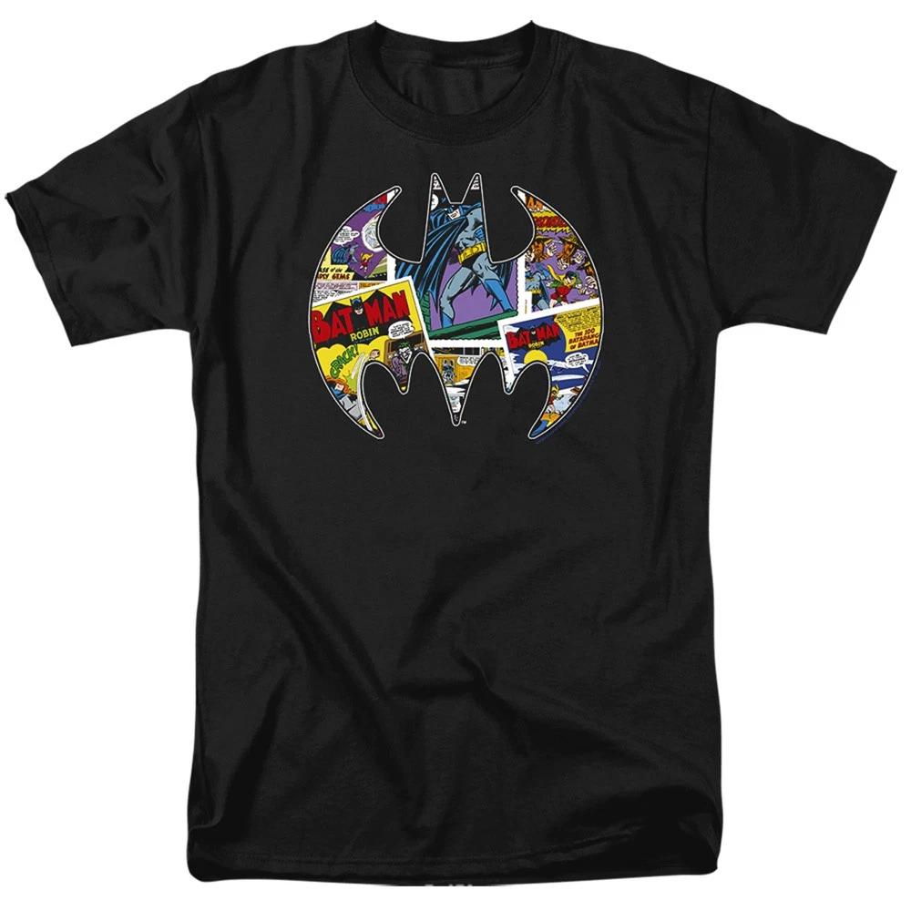DC Comics - Batman - Comic Bat - Unisex Short Sleeve Children s T-shirt - Black 140