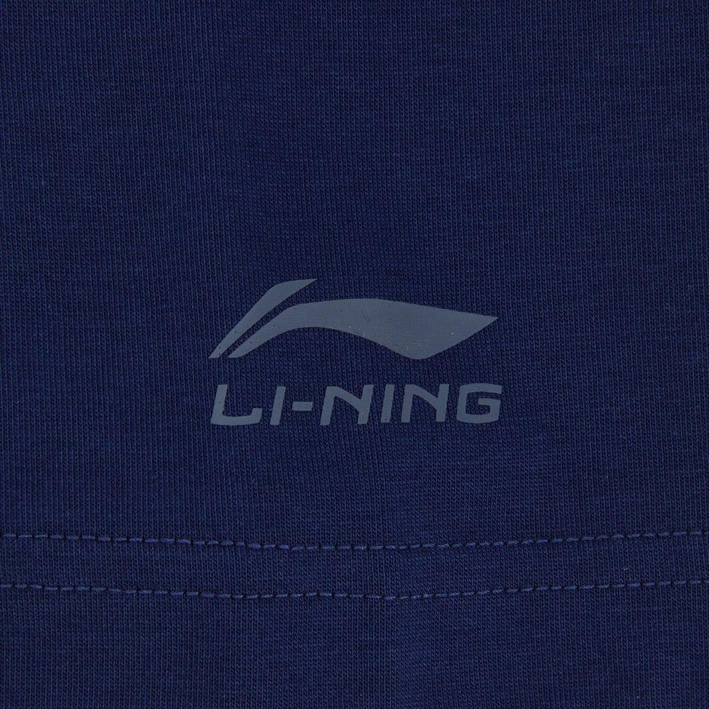 Li Ning Sports Lifestyle Series Round Neck Letter Loose T-Shirt Unisex tops ATSW309-4