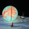 Round Paper Lamp Lampshade Hanging Lantern Ball Holiday Supplies Paper Lantern  Mid Autumn