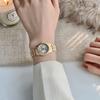 Retro Watch Women's Light Luxury Swiss Gold Bracelet Classic Log Small Gold Watch Watch