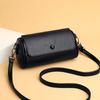 Women's PU leather shoulder bag  crossbody bag  monochromatic  messenger bag  fashion bag  simple bag  trendy
