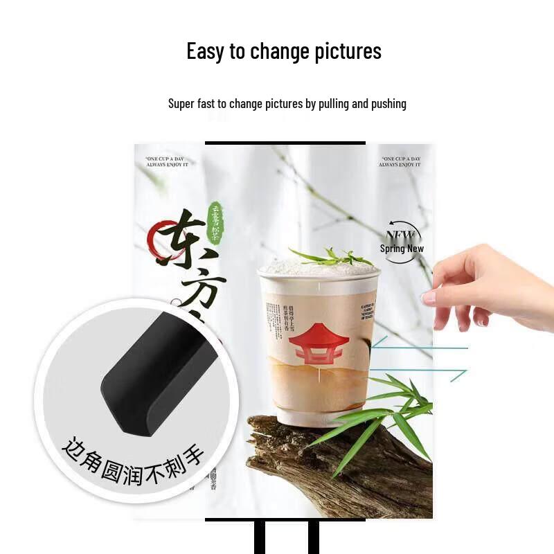 Outdoor Windproof Water-Filled Poster Display Stand