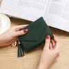 Fashion Short Women Wallets PU Leather Women Luxury Tassels Wallet Hasp Small Wallet Trend Coin Purse Ladies Card Holder Pouch