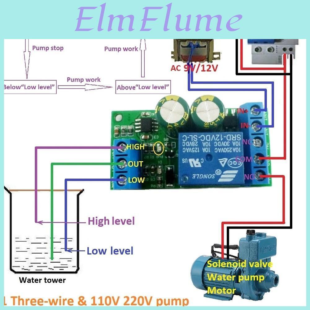 54x27x19mm Detection Level Controller Water Sensor