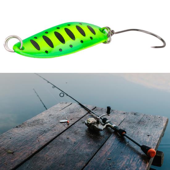 Iron 2.5g Fish-Shaped Fake Lure with Sharp Hook Bionic Hard Bait for Sea