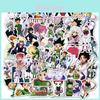 Adesivos de Grafite de Anime Japonês com 100 Peças Hunter X Hunter Haikyuu Demon Slayer E Mais!